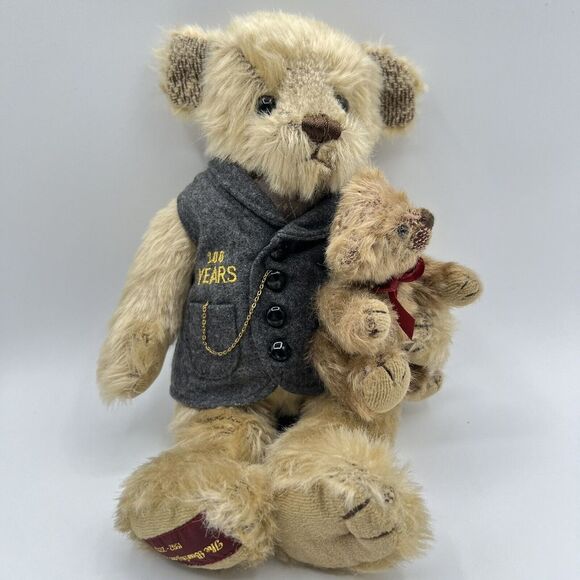 Ted E Bearington 100 Years Bear Faux Mohair Vintage Limited Edition Plush - Picture 1 of 8